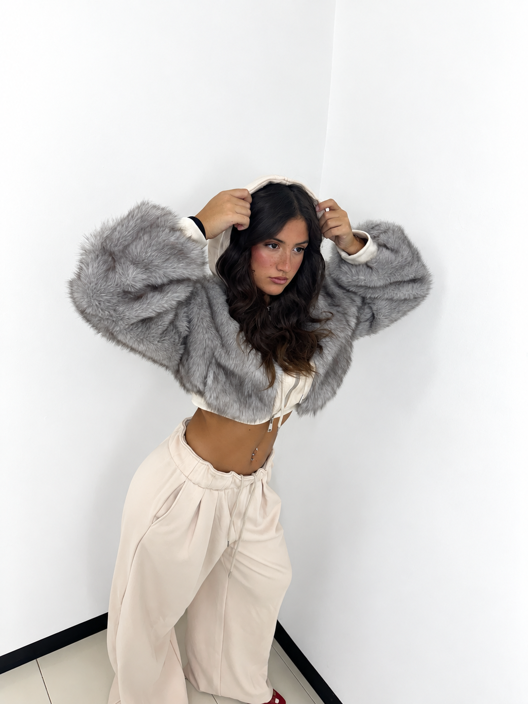 COMPLETO FUR GLAM BEIGE