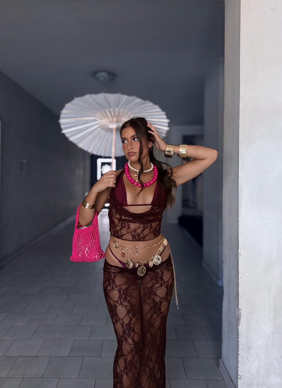 Set bikini Ibiza bordeaux