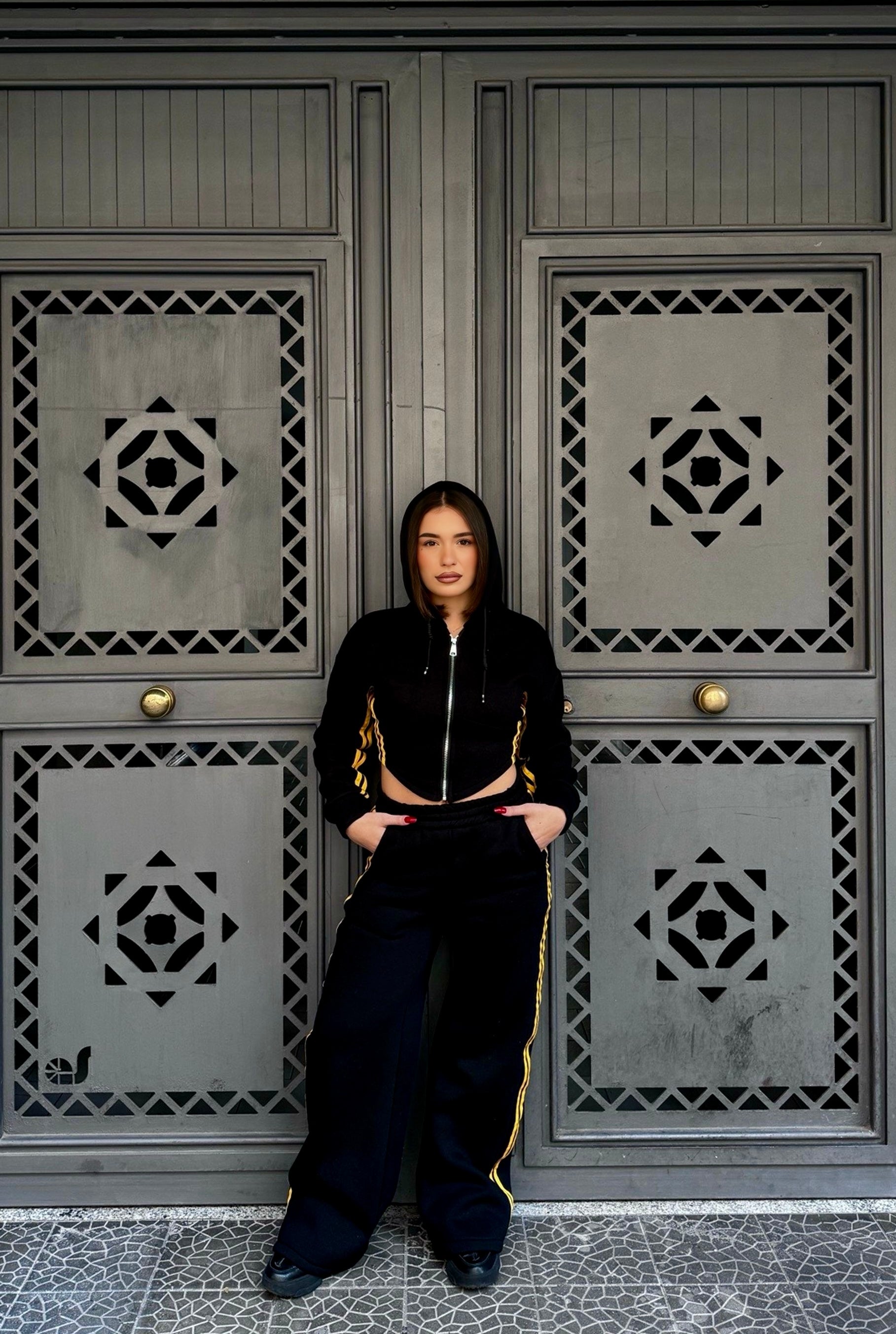 Coordinato tuta black