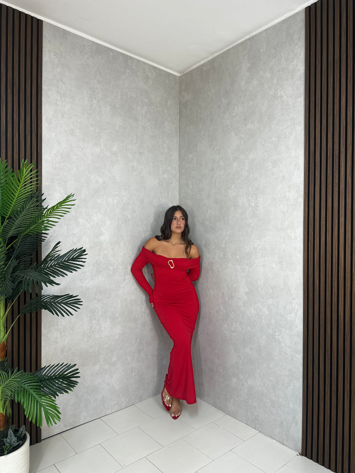 Abito scarlet red
