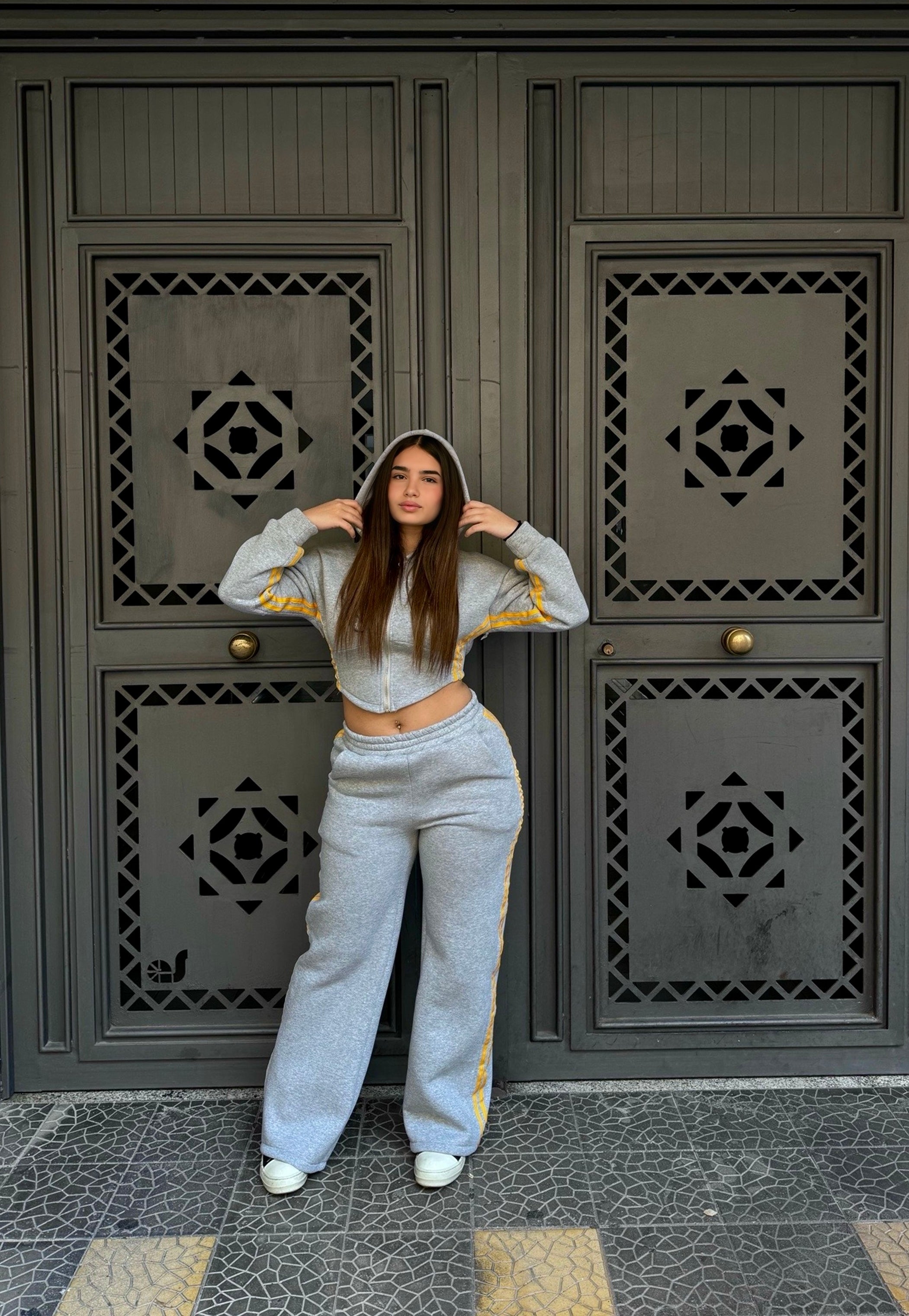 Coordinato tuta grey