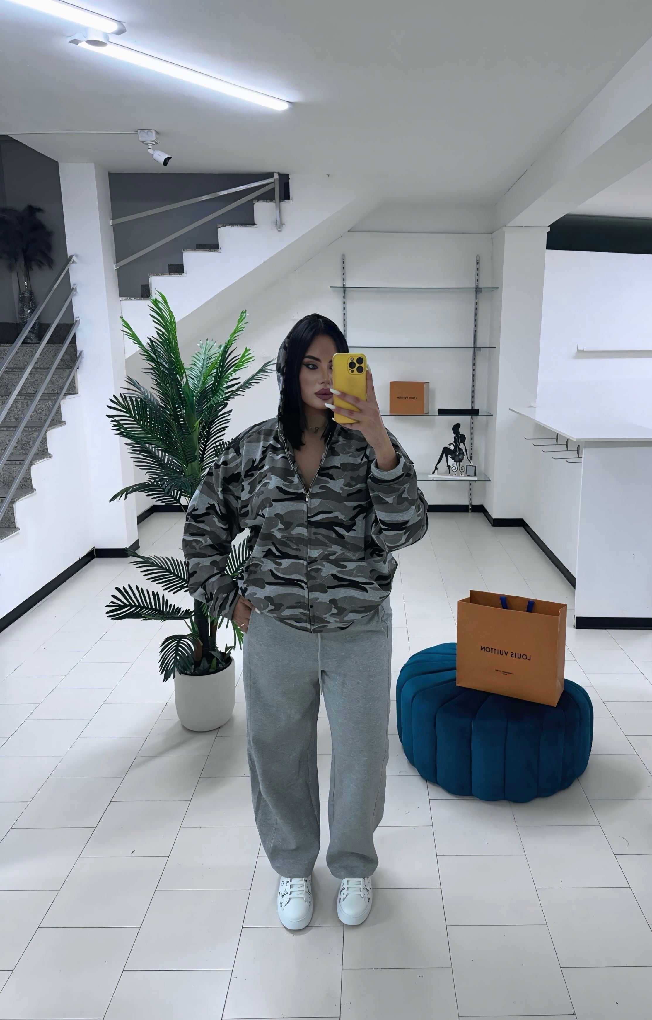 Felpa military curvy