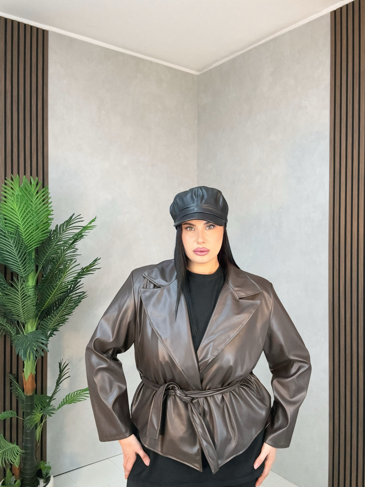 Giacca Iconic marrone