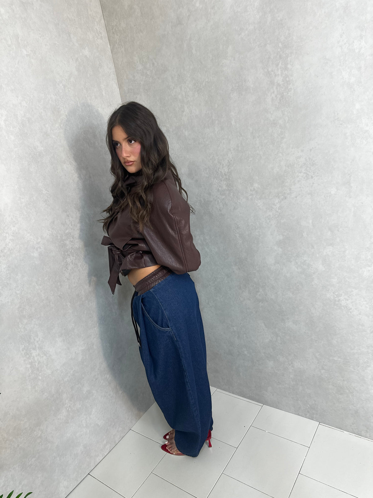 Completo Denim & Leather Chic