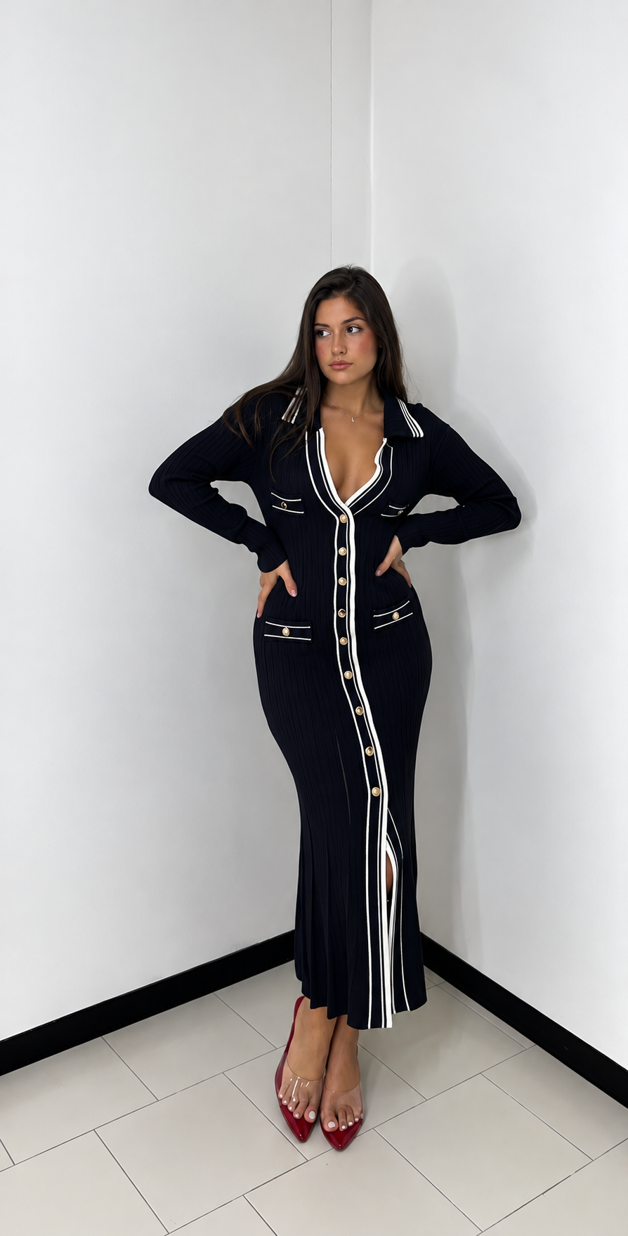 Abito Paris Chic a Costine