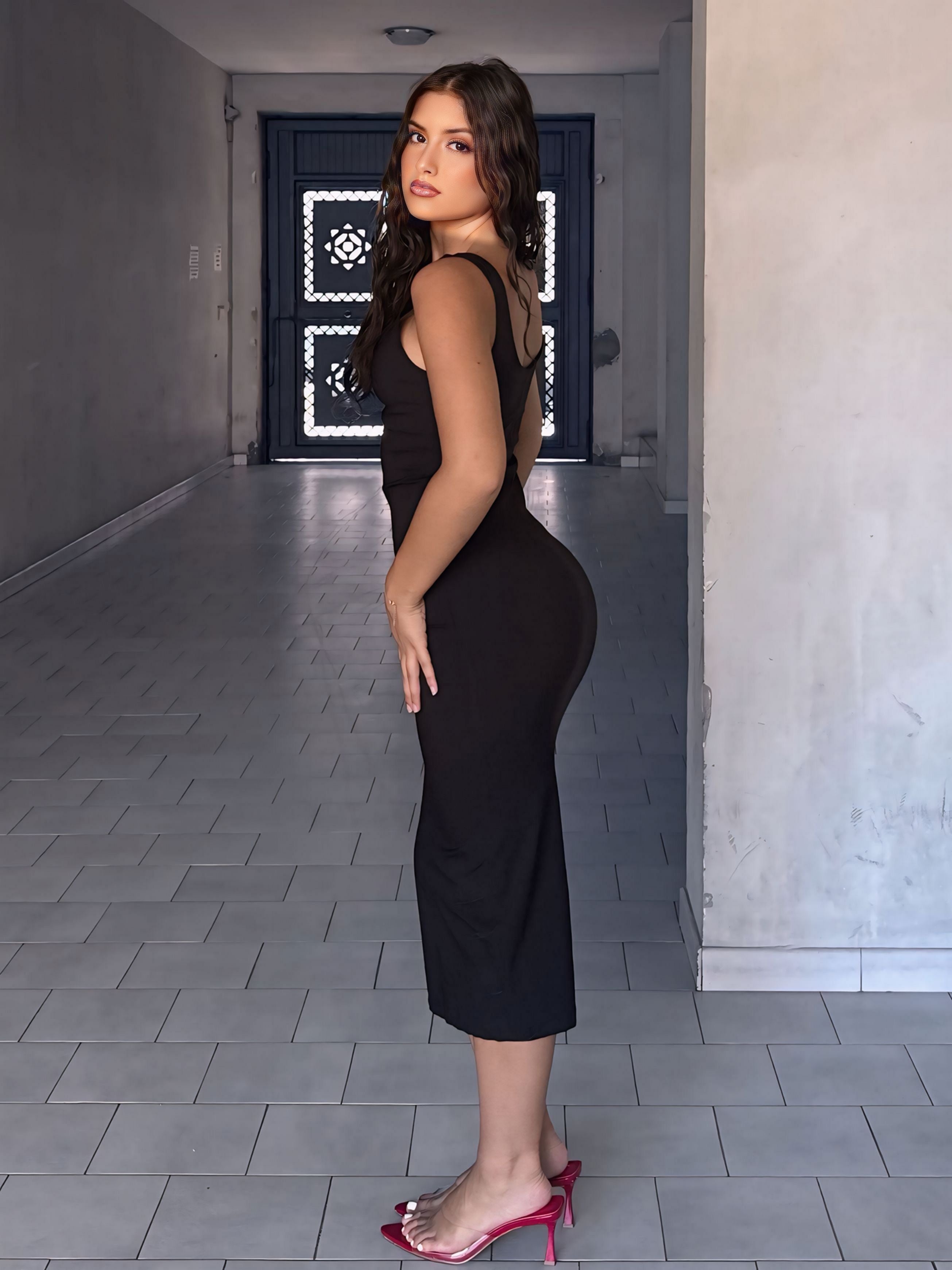 Abito midi black