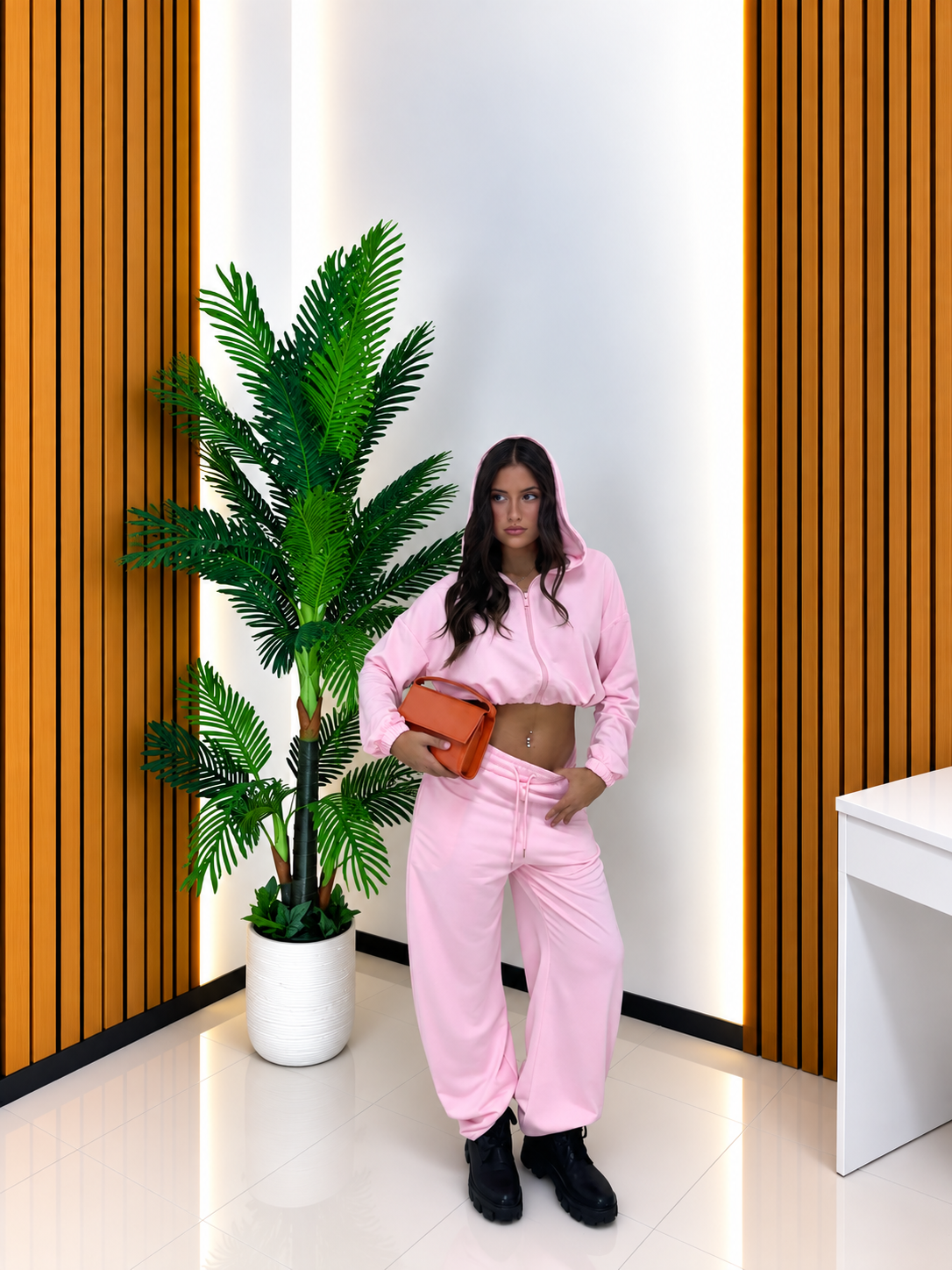 Completo Cozy rosa