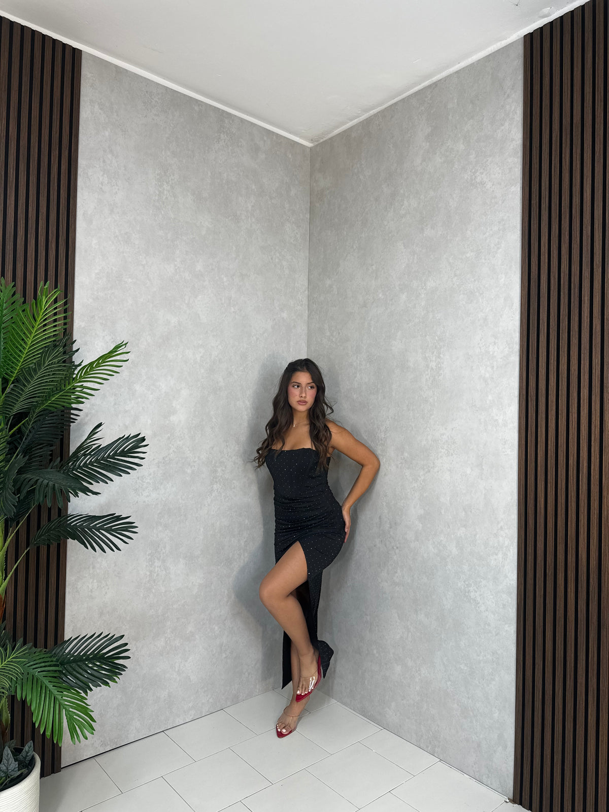 ABITO GLAM CORSET SHINE