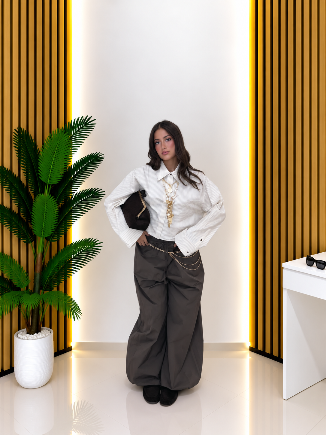 Pantalone Lumina Wide Leg