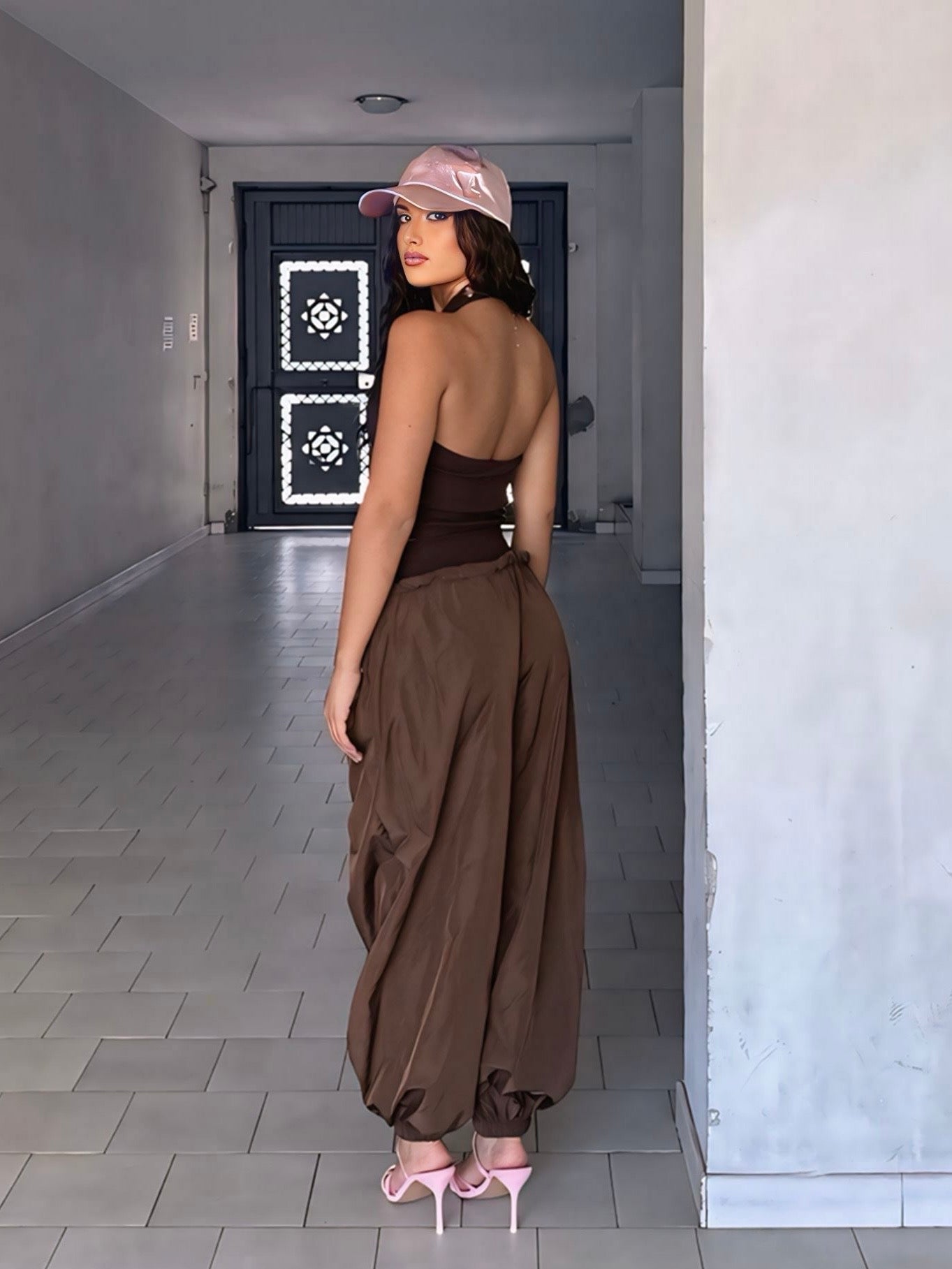 Coordinato nives marrone