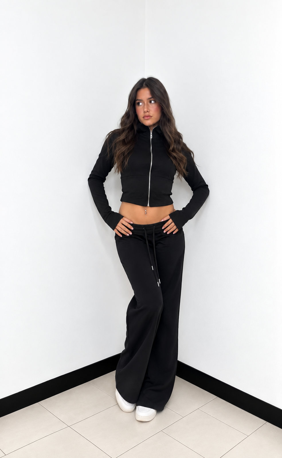COMPLETO SPORTY CHIC NERO
