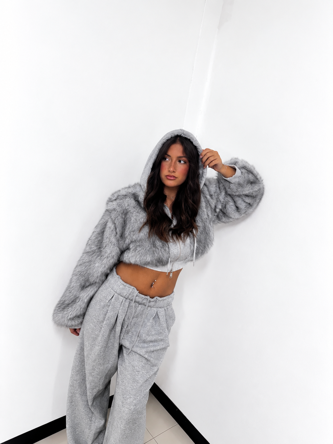 COMPLETO FUR GLAM GREY