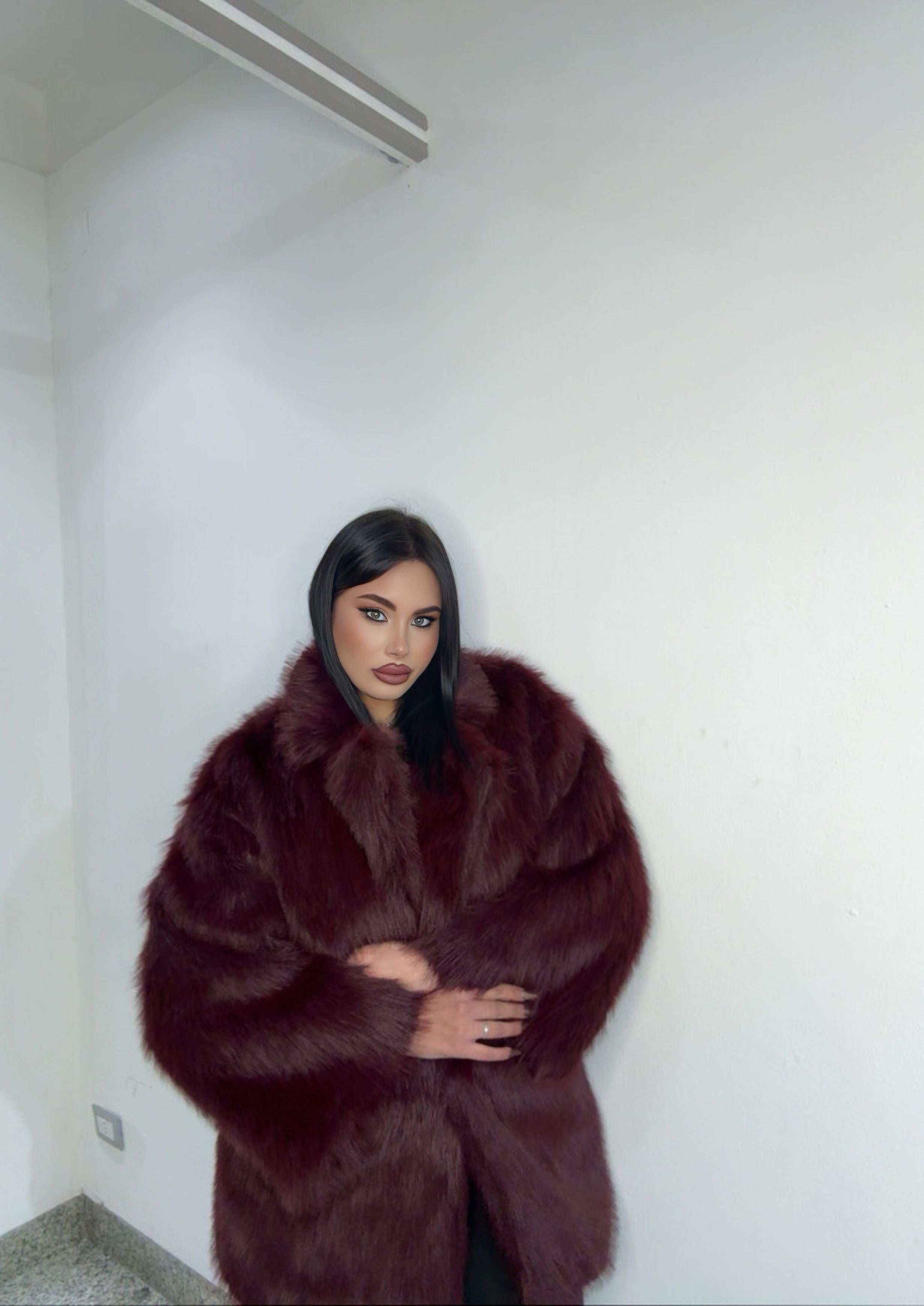 Pelliccia lumina 3332 bordeaux