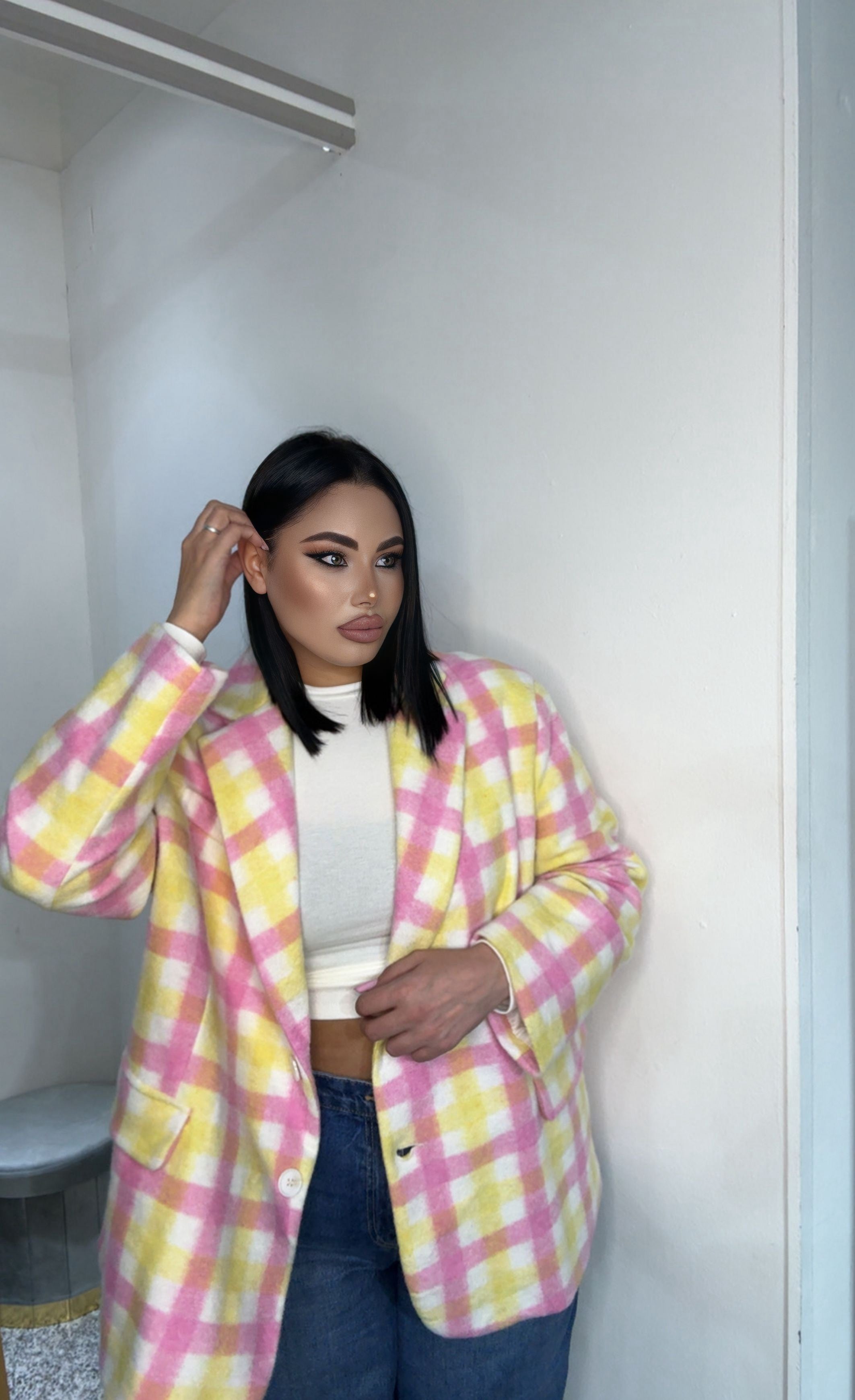 Blazer lumina oversize