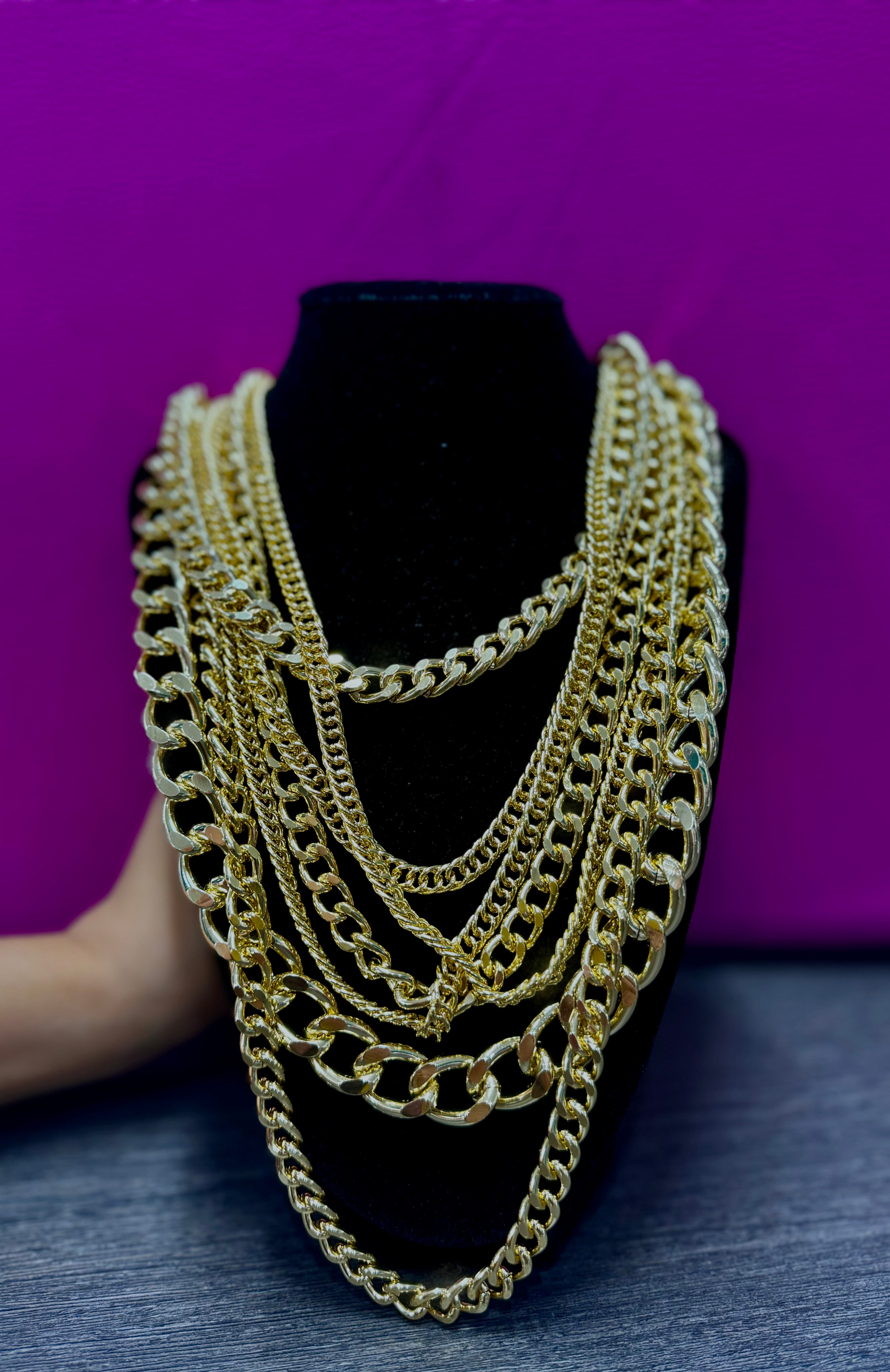 Collana catena oro