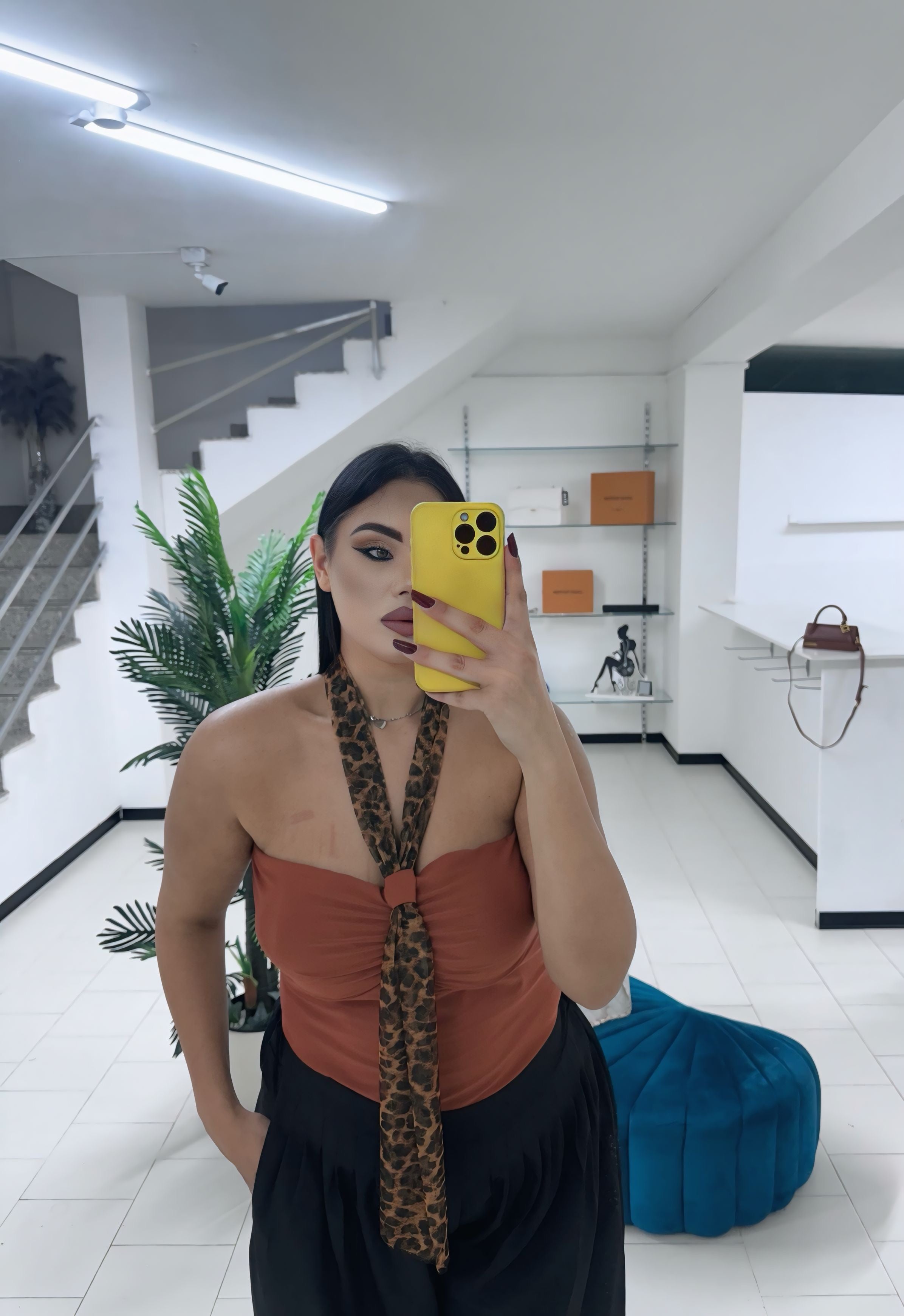 Body Leopard ruggine