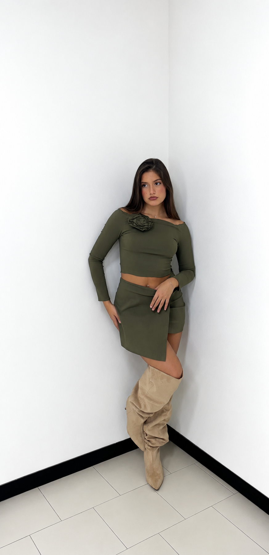 Coordinato Olive Rose